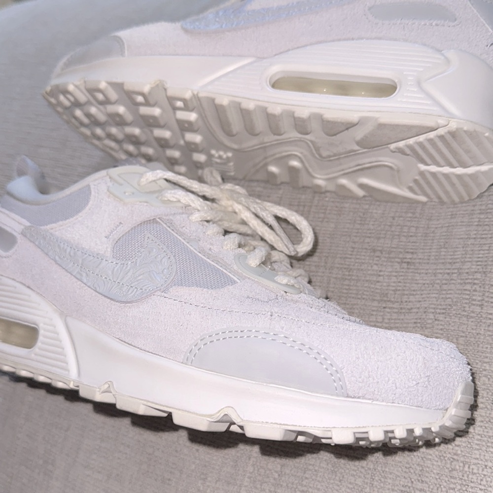 Nike Air Max 90 Futura SE Sneakers in Photon Dust/Sail/Tawny - Picture 4 of 8